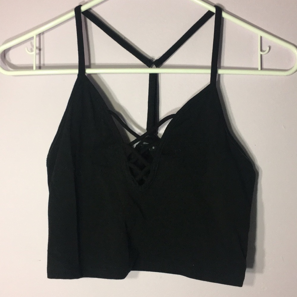 black crop top
